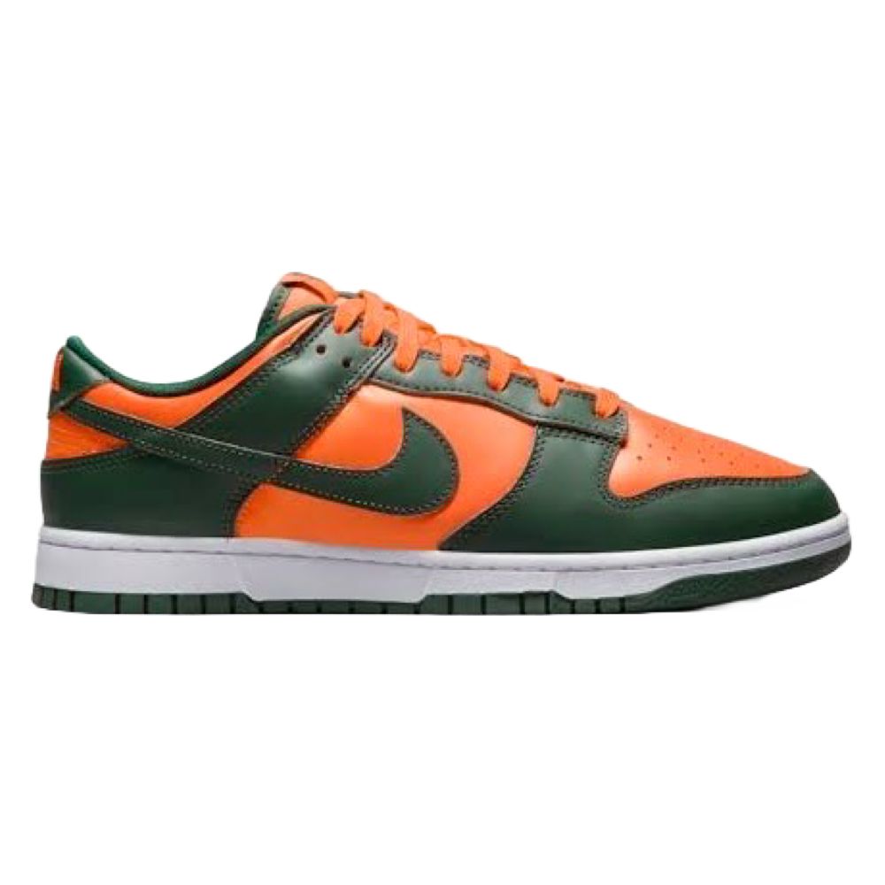 Nike Dunk Low Gorge Green And Total Orange