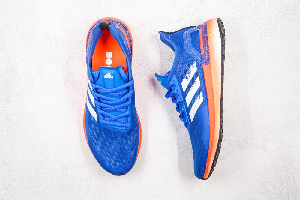 Adidas Ultraboost PB Glory Blue White Solar Red - Hype Franco Store