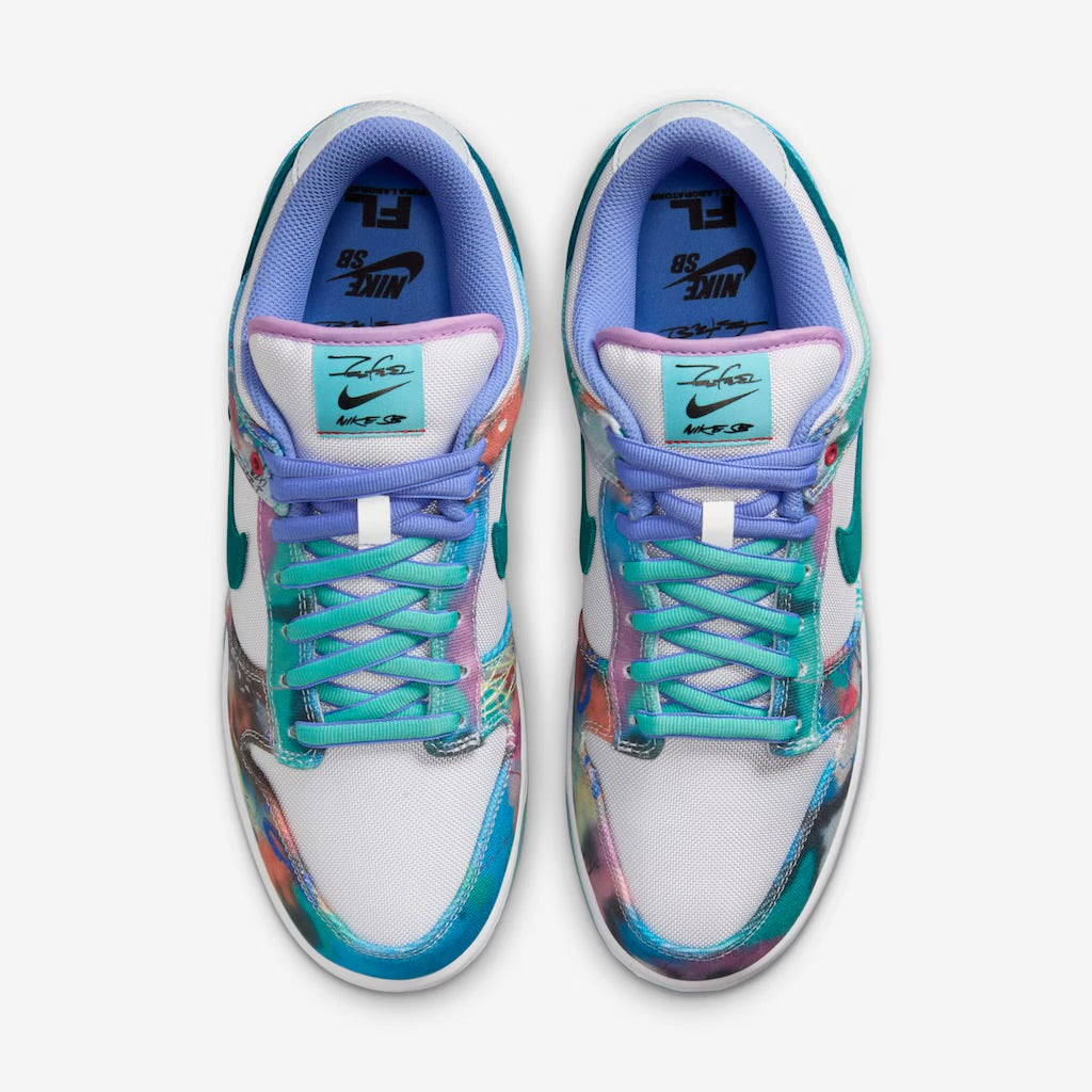 Nike Dunk Low Bleached Aqua X Futura Laboratories