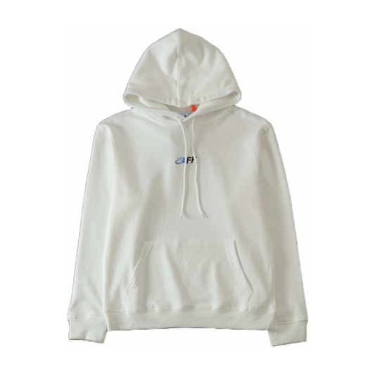 Off-White Sudadera con capucha blanca