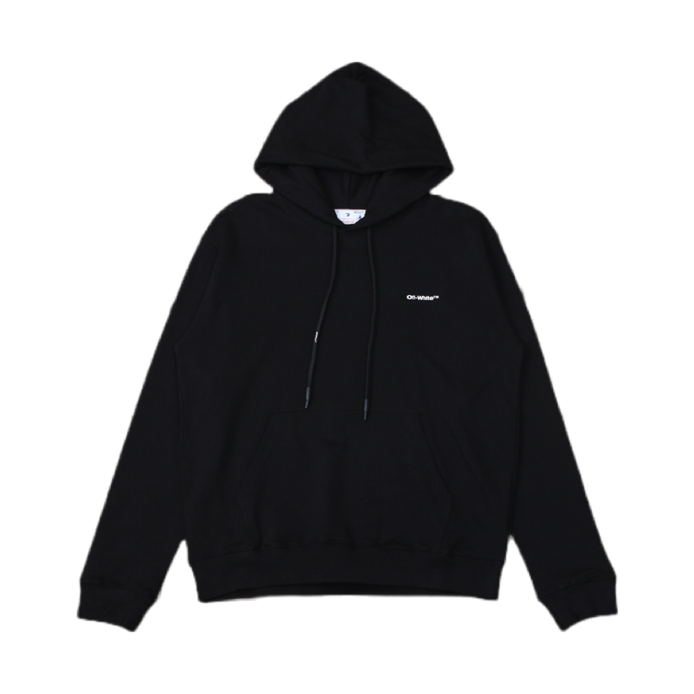 Off-White Black Hooded Sweatshirt