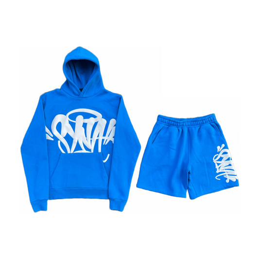 Conjunto Moletom Team Syna Hood Twinset Blue