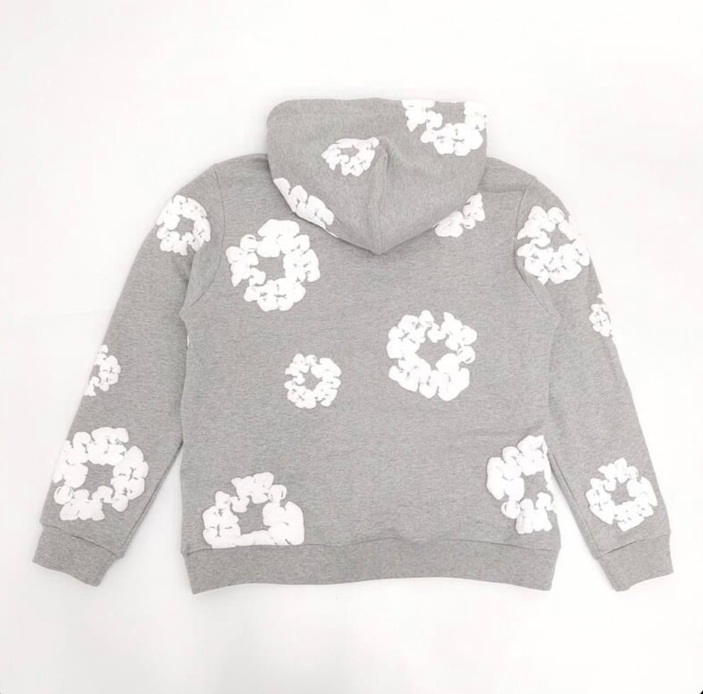 Denim Tears The Cotton Wreath Silver Sweatshirt