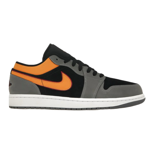 Air Jordan 1 Bajo Grafito Naranja Vivo