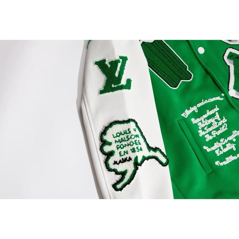 Jaqueta Louis Vuitton College Green and White - Hype Franco Store