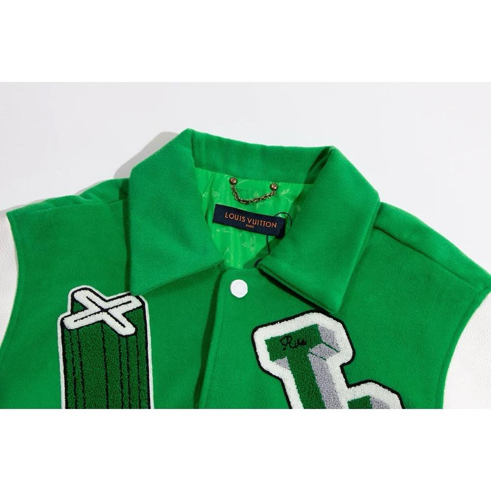 Jaqueta Louis Vuitton College Green and White - Hype Franco Store