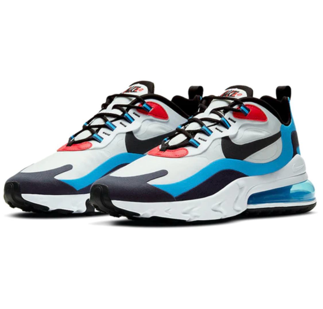 Nike Air Max 270 x React Foto Azul Universidad Rojo