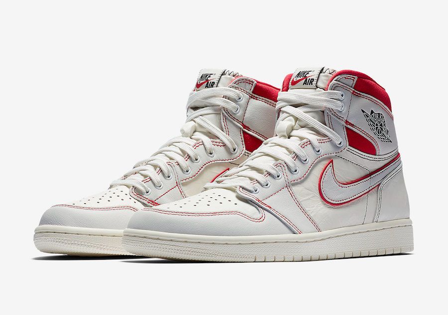 Air Jordan 1 Retro High Phantom Gym Red