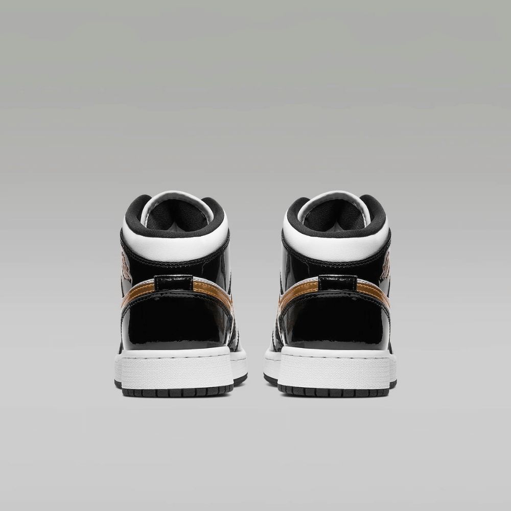 Air Jordan 1 Retro Mid White Gold Black