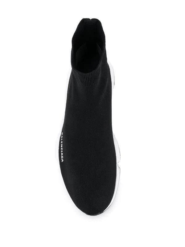 Balenciaga Trainer Speed Black White - Hype Franco Store