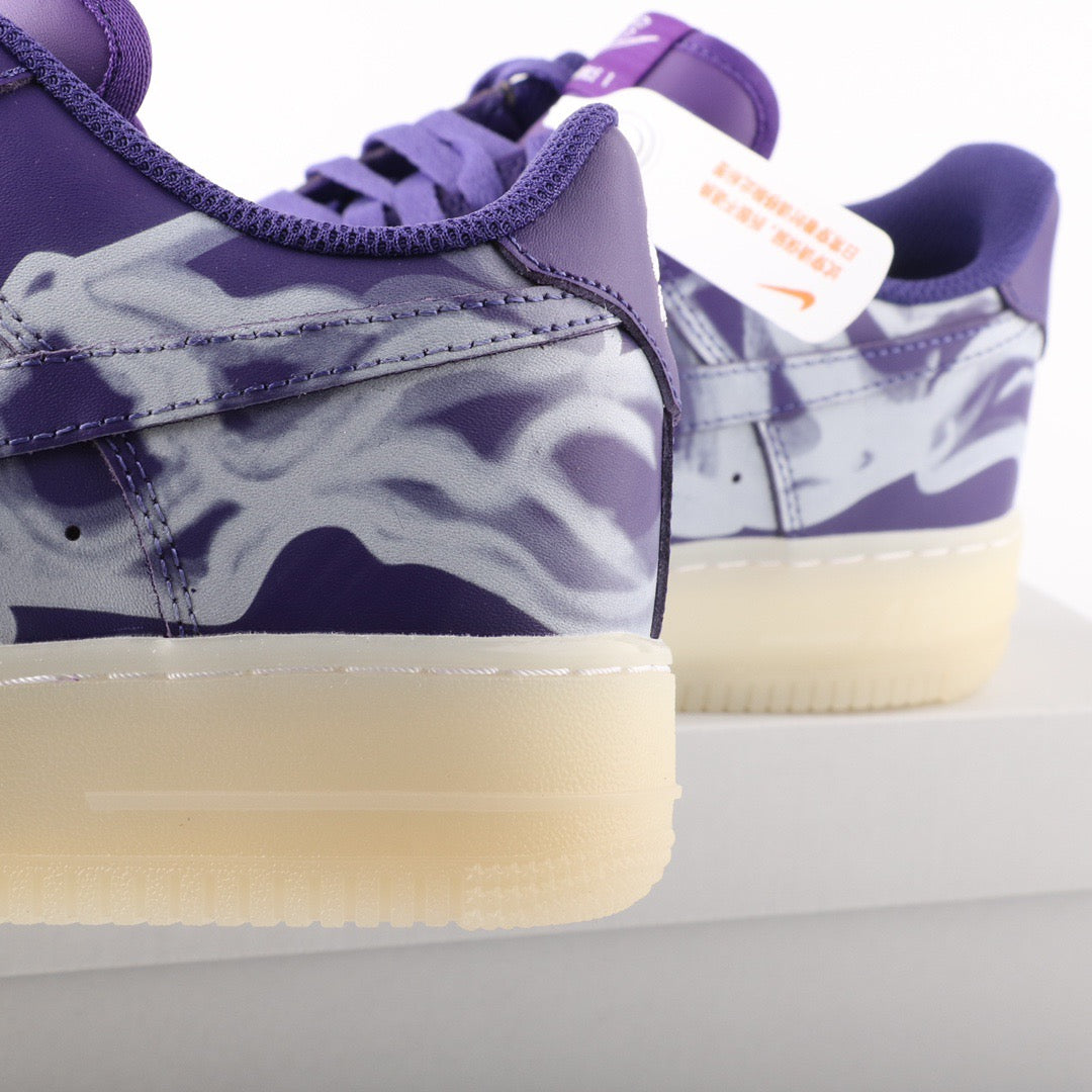 Nike Air Force 1 Low Skeleton Purple