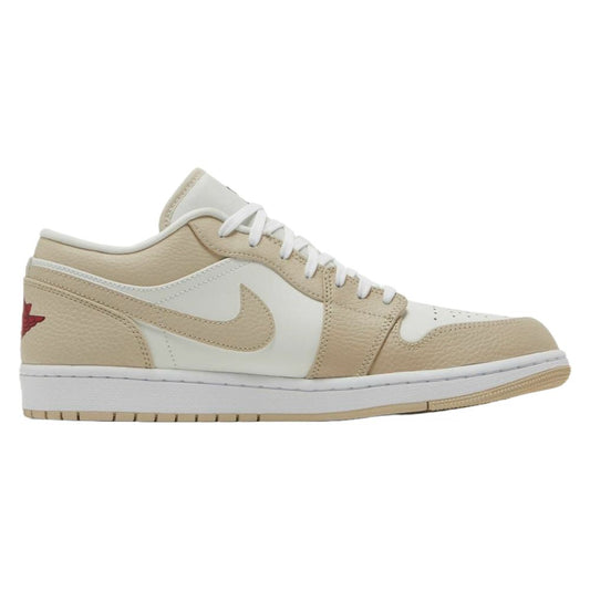 Air Jordan 1 Low Sail Rattan Universidad Rojo