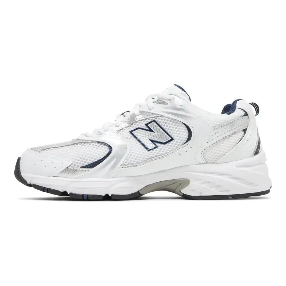 New Balance 530 White Silver Navy