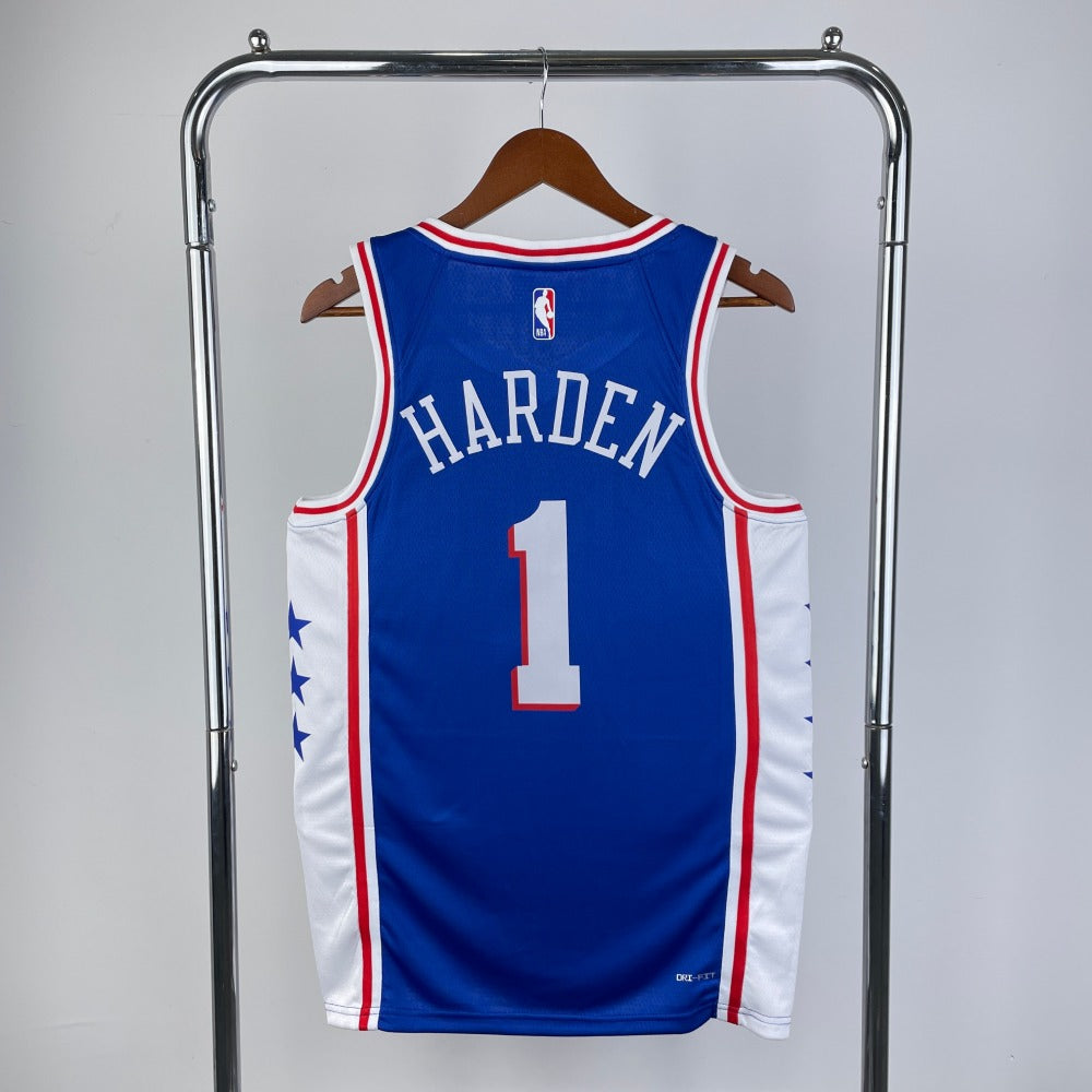 NBA 76ers 1 Harden Jersey