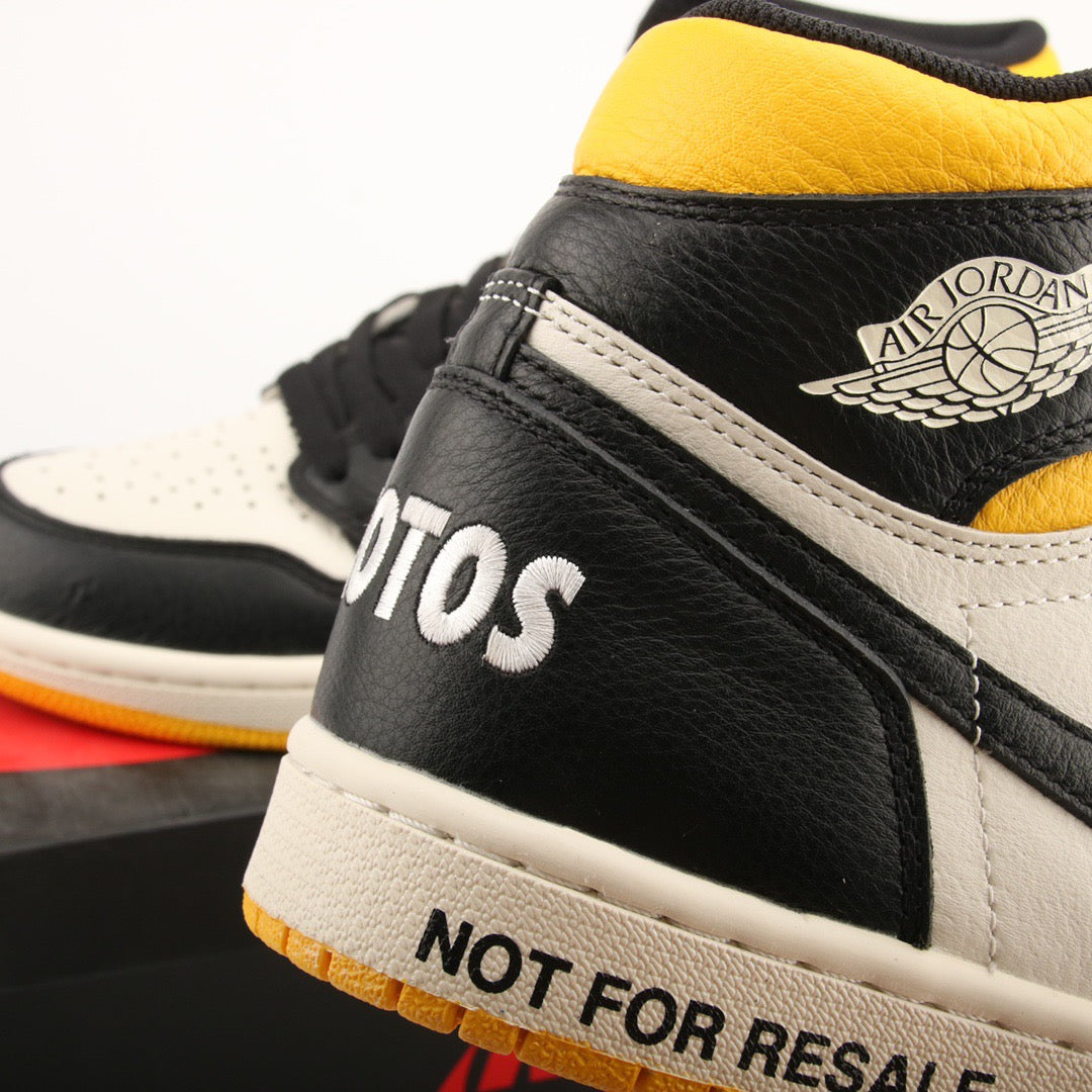 Air Jordan 1 Retro High Not For Resale Yellow