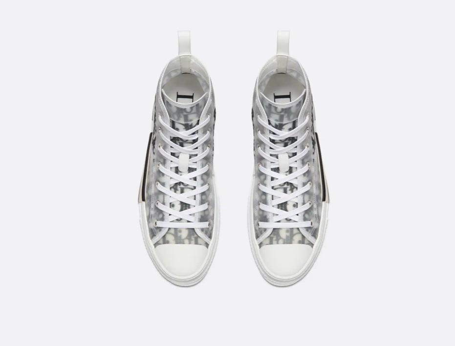 Tênis Dior B23 High Top Logo Oblique