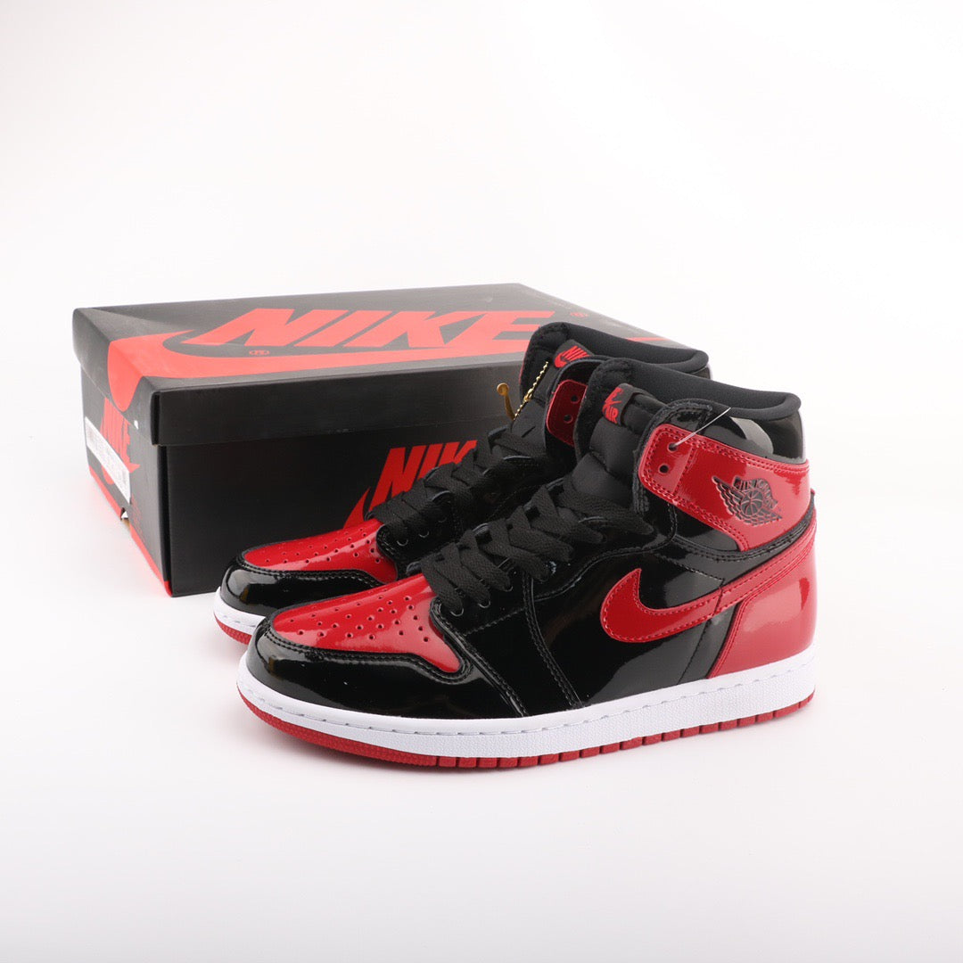 Air Jordan 1 Retro High Bred Patent