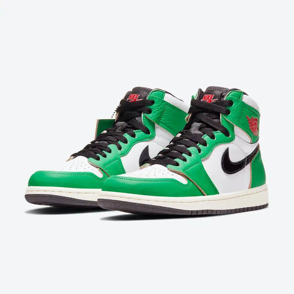 Air Jordan 1 Retro High Lucky Green White