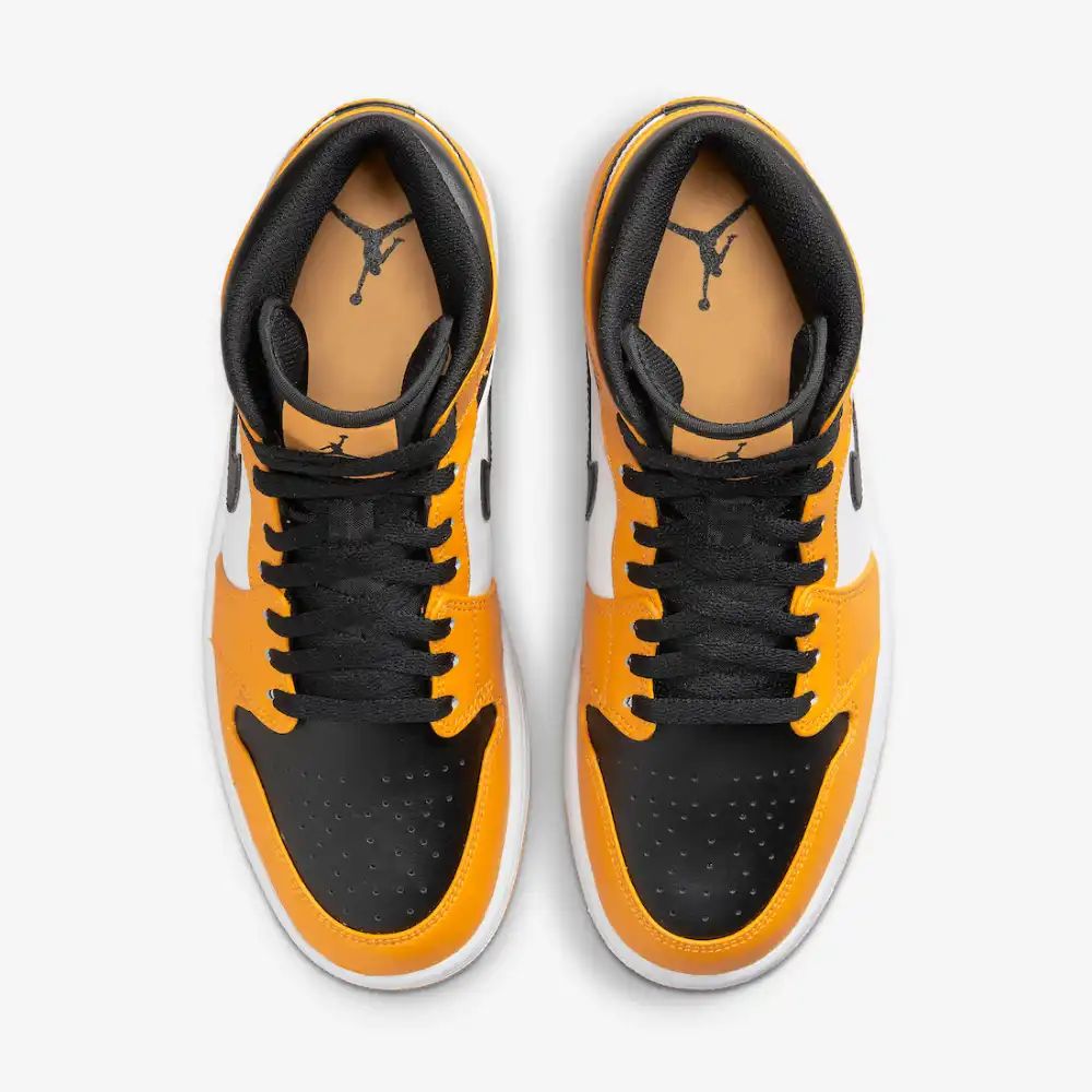 Air Jordan 1 Retro Medio Amarillo Negro