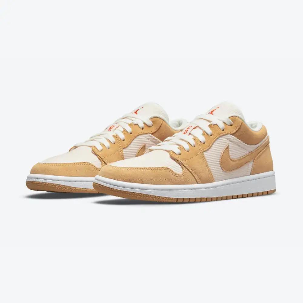 Air Jordan 1 Low SE Twine Naranja Cuarzo Pana