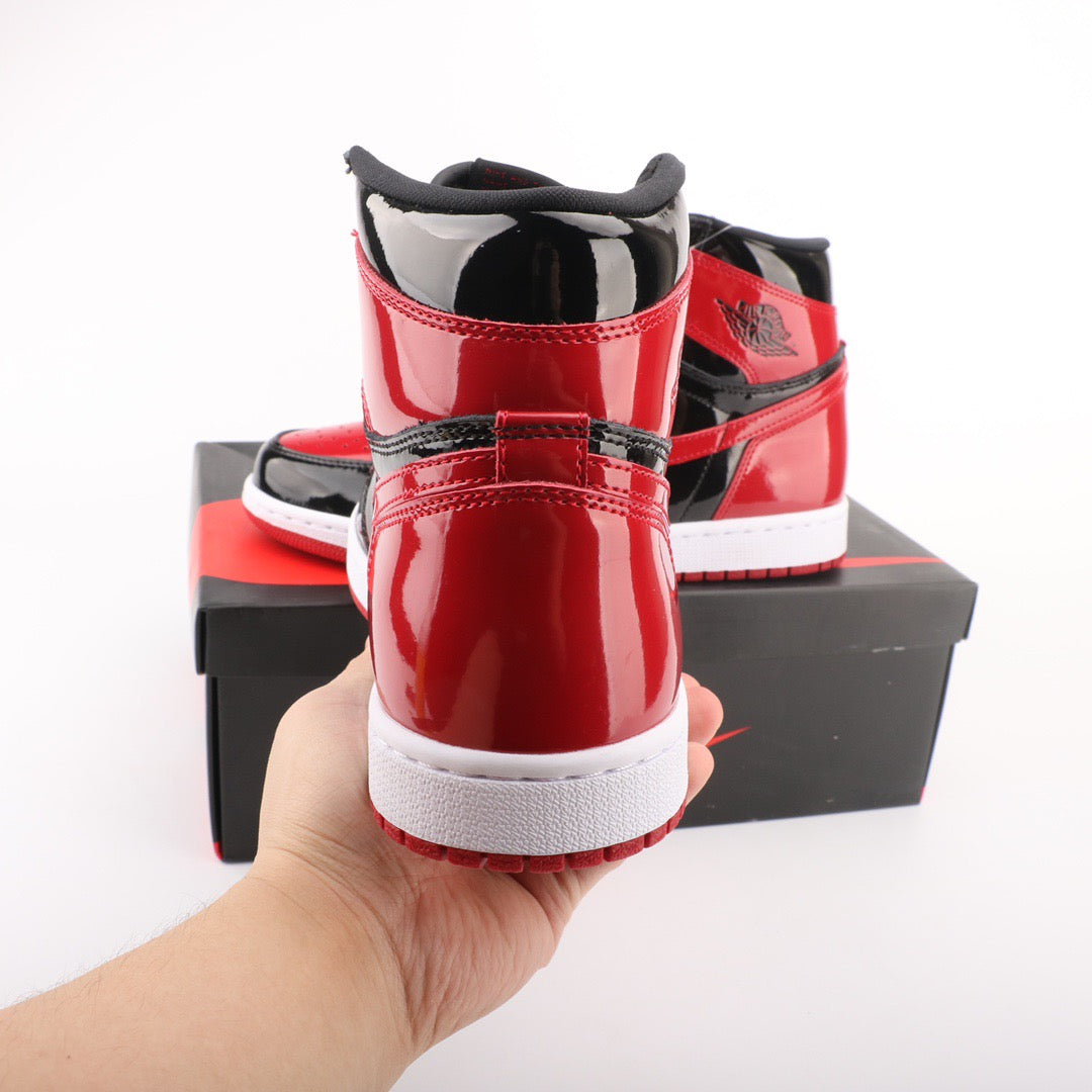 Air Jordan 1 Retro High Bred Patent