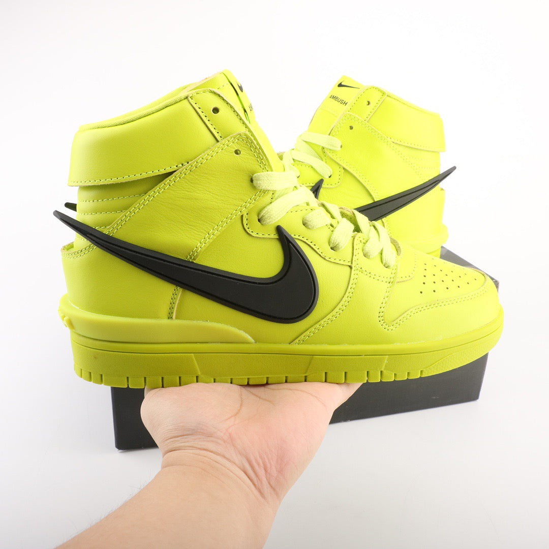 Nike Dunk High x Ambush Verde