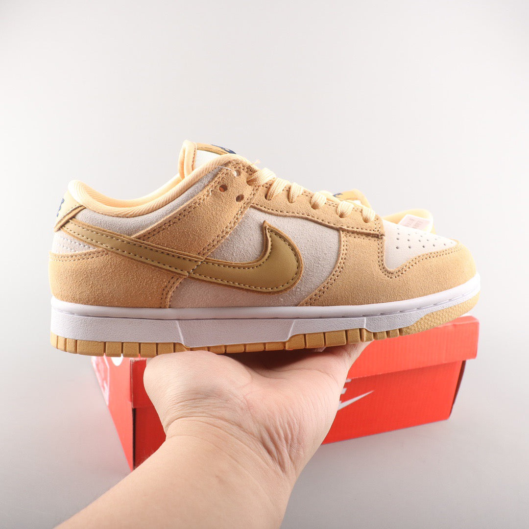 Nike Dunk Low Gold Suede