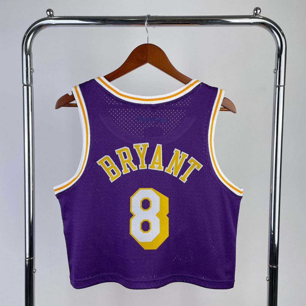 Jersey Cropped NBA Mitchell &amp; Ness Lakers 8 Bryant