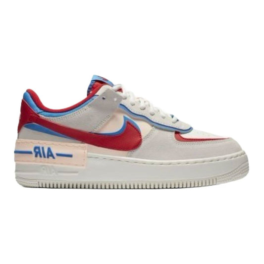 Nike Air Force 1 Shadow Rojo Cuero Agrietado