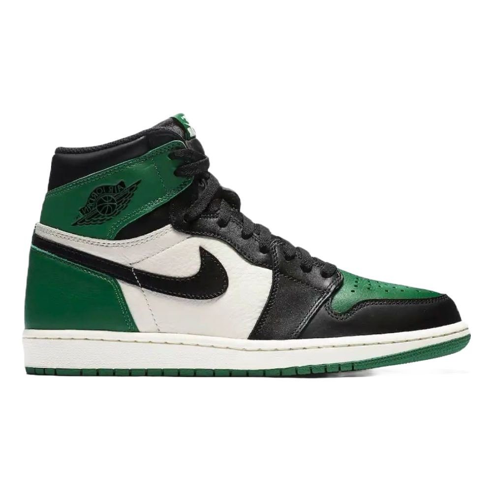 Air Jordan 1 Retro Alto Pino Verde Blanco