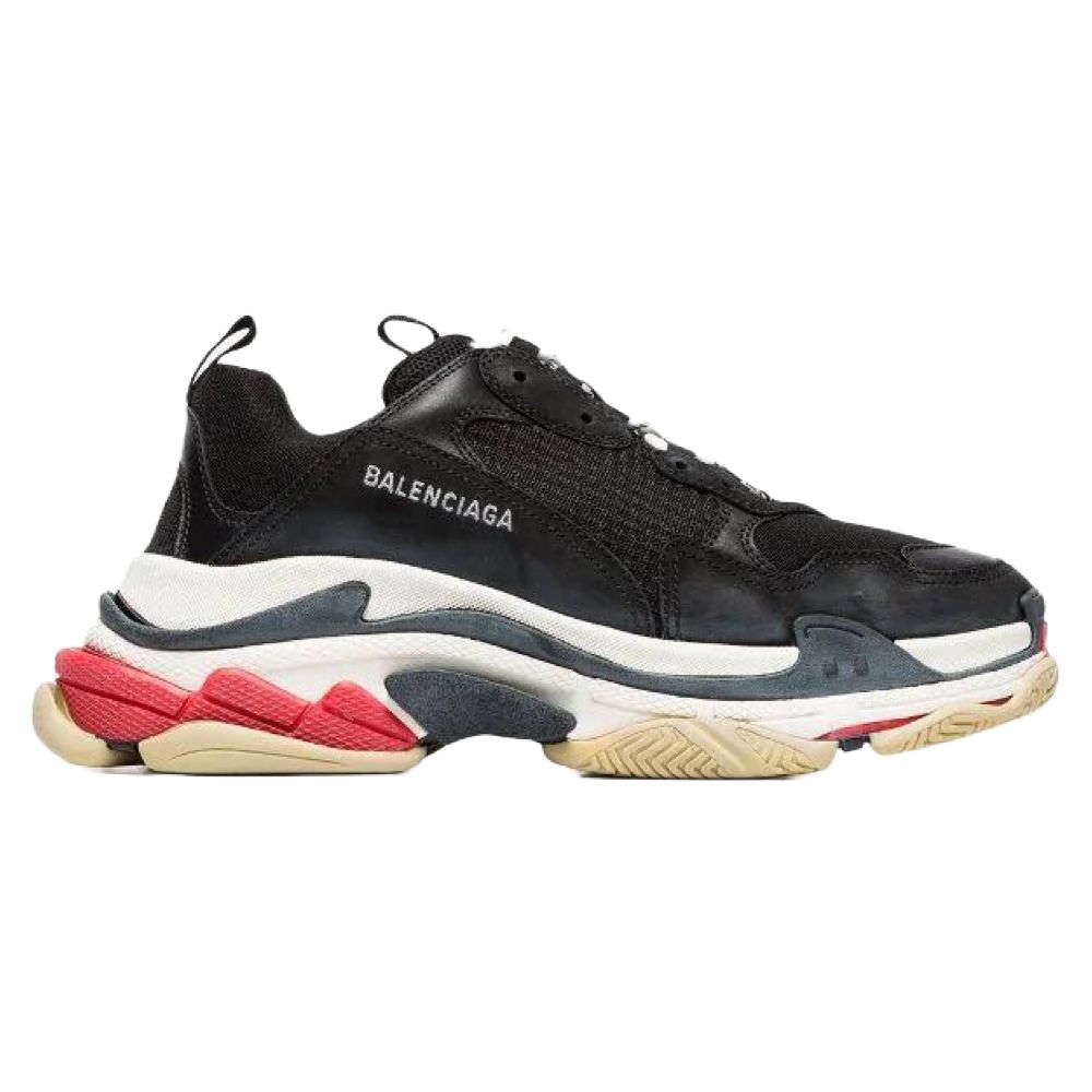 Balenciaga Triple S Black White Red - Hype Franco Store