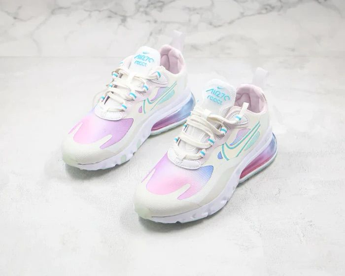 Nike Air Max 270 x React Summit Blanco Blanqueado Aqua