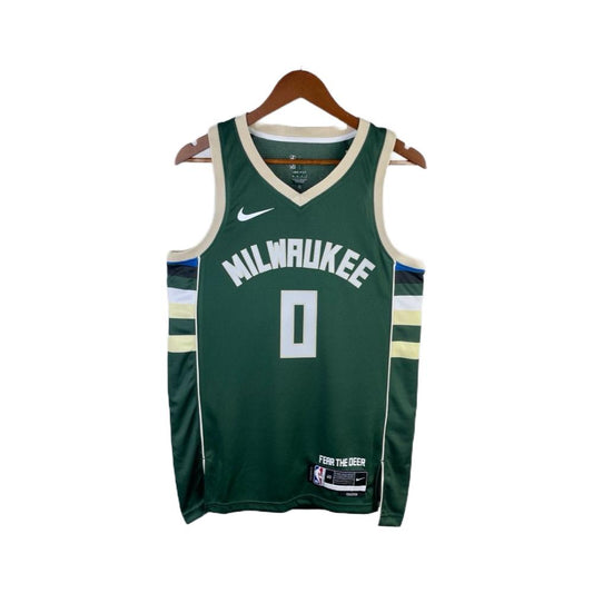 Camiseta NBA Milwaukee Bucks 0 Lillard