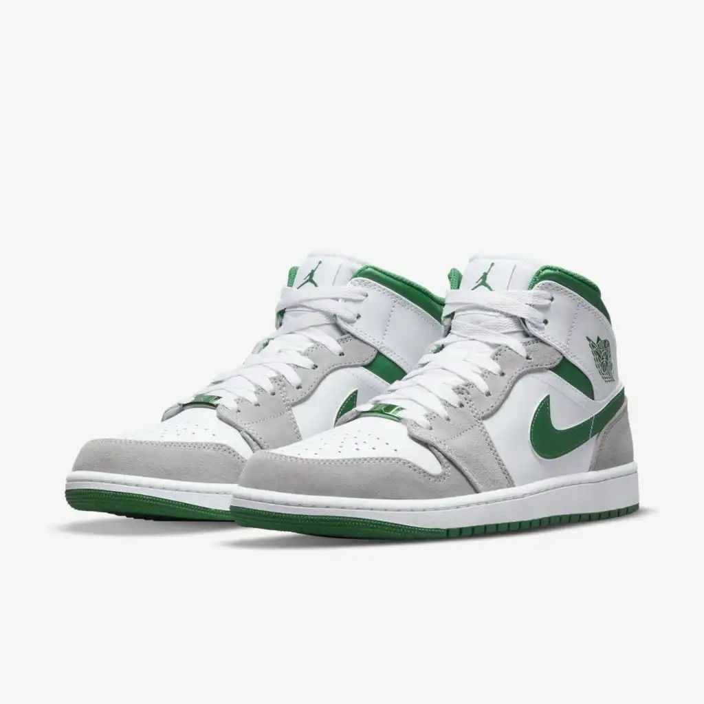 Air Jordan 1 Retro Mid SE Grey Green