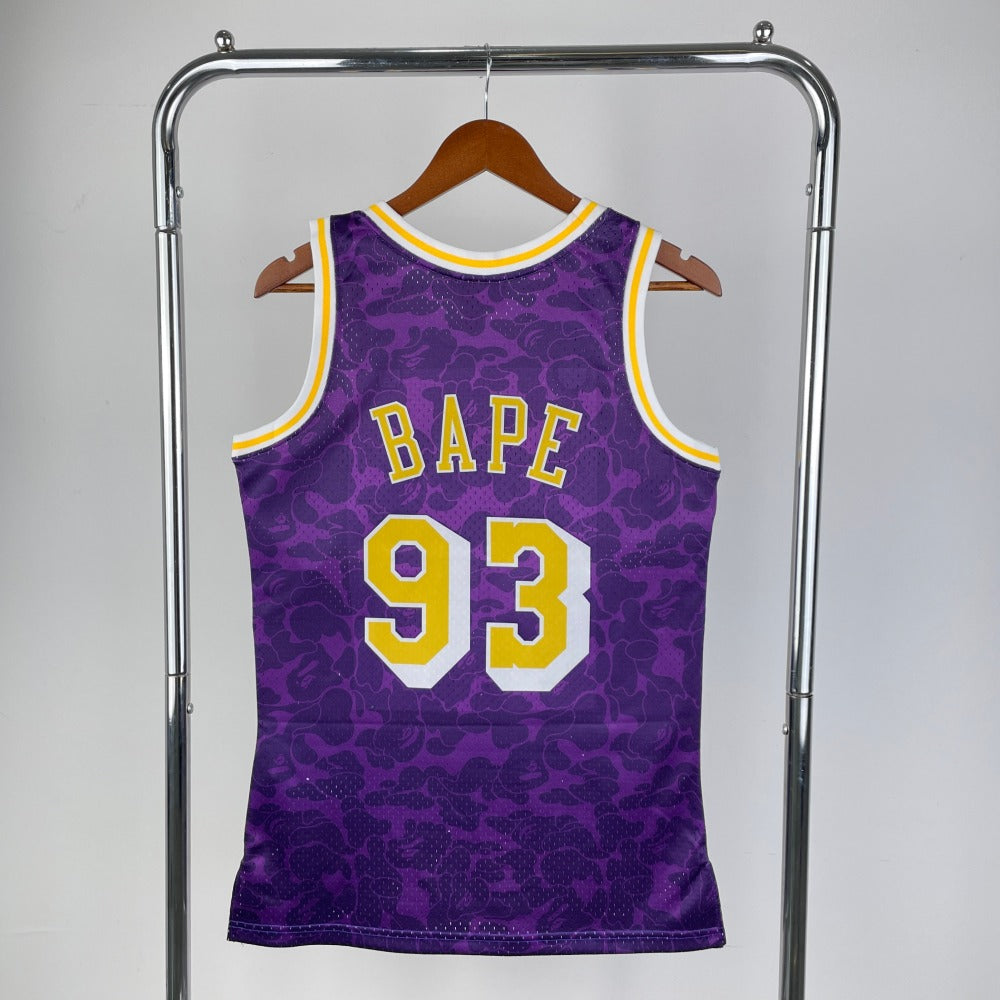 Jersey NBA x Bape Lakers 93