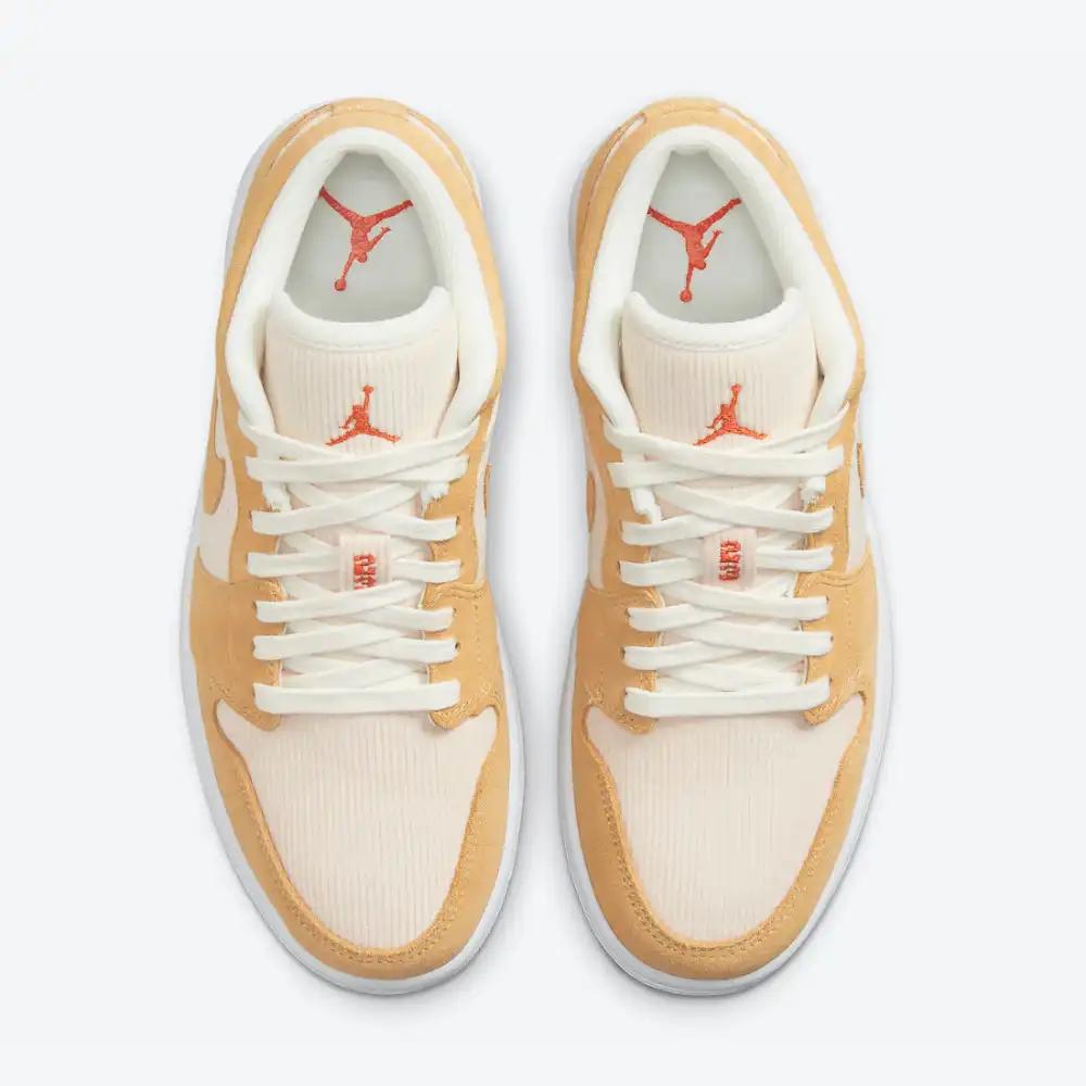 Air Jordan 1 Low SE Twine Naranja Cuarzo Pana